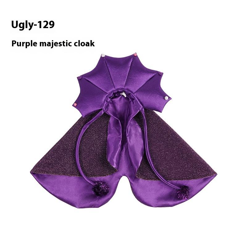 Vampire Cape Halloween Costume Set with Hat for Cats And Dogs Magic Cloak Pet Cosplay Clothing Accessories