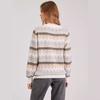 New Autumn and Winter Jacquard Women's O-neck Knitted Pullover Long Sleeve Loose Top Women's Pullover Warm Sweater