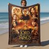 1pc Lord of the Rings Movie Poster - Throw Blanket, Soft, Flannel Blankets, Living Room, All Seasons Use-1021062