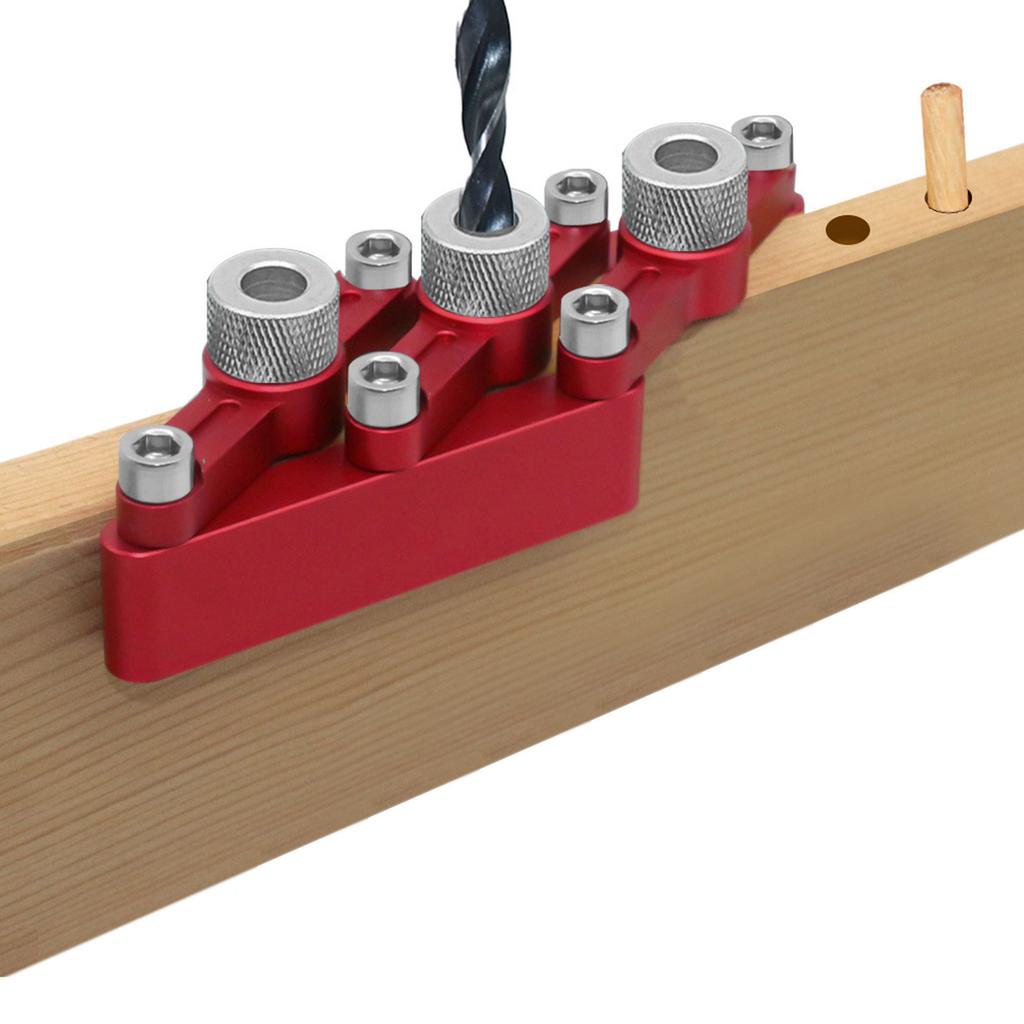 Doweling Jig Self Centering Doweling Jig 3 in 1 Hole Drill  90° Positioner Locator Tool for Woodworking Drill Hole Locator