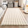New Cream Plush Bubble Pile Rug - Bedroom, Bedside, Living Room, Bay Window, Sofa Cushion & Blanket Pad