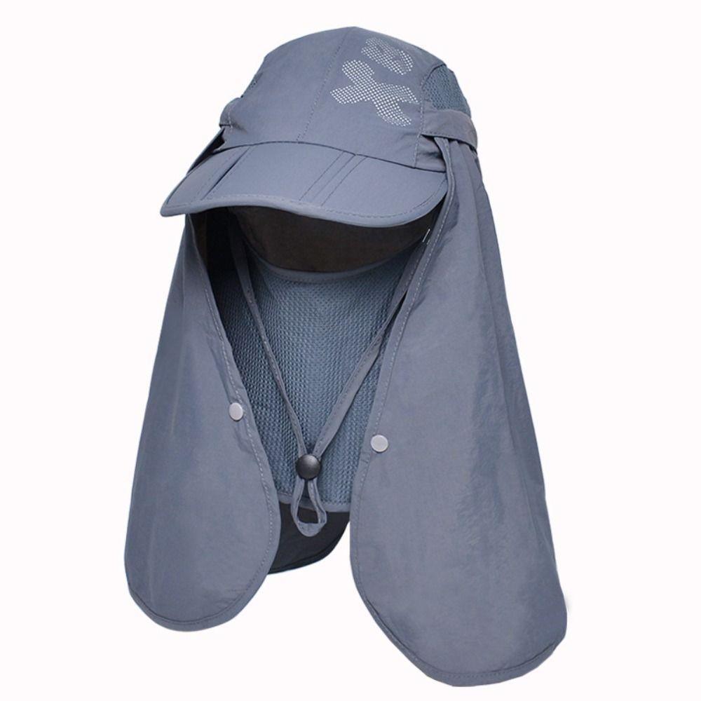 Foldable UV Protection Hiking Cap Quick Drying Quick Drying Sun Hat Summer Hiking Sun Hats  Men