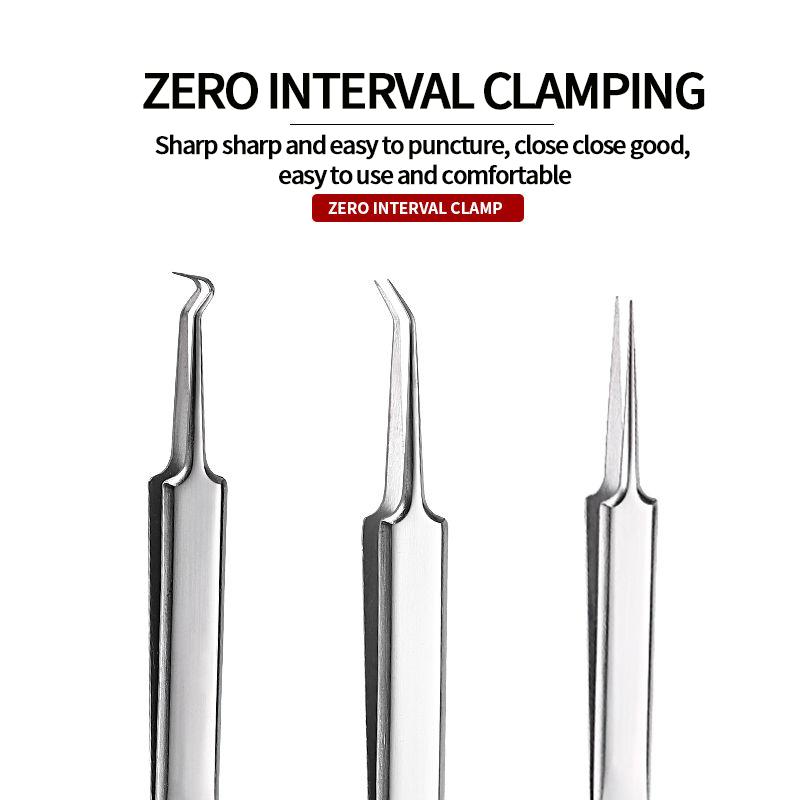 Xiaomi Acne Needle Blackhead Cell Clip Suit Double-Headed Acne Needle Acne Acne Removal Needle Tweezers Precision Acne Clip Acne Tool