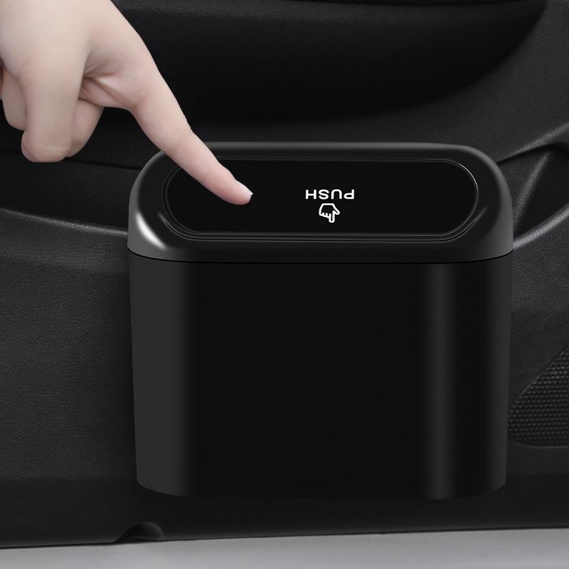 Car Door Hanging Trash & Storage Bucket, Front Row Multifunctional Portable Bin