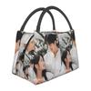 Lovely Runner K-drama Byeon Woo Seok Lunch Bag for Women Bento Storage Food Boxes Container Cooler Thermal Lunch Box Tote