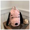 Cute Cartoon Dog Oxford Cloth Large Capacity Simple Travel Casual Student Backpack