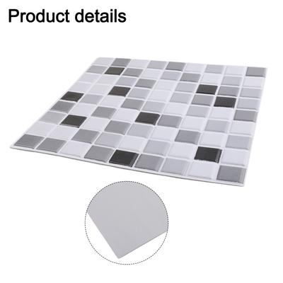 Tool Wall Sticker Sticker 30*30cm 3D Bathroom Decals Decor Wall Tiles Kitchen Mosaic Stickers PVC Self-adhesive