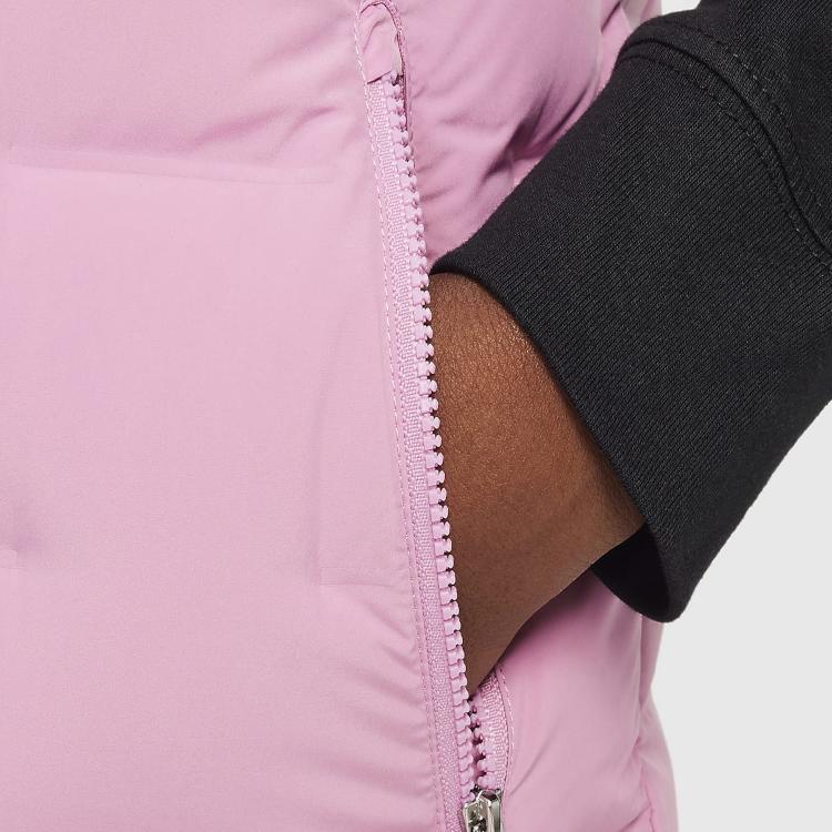 Nike Down Vest Casual Fashion Warm Mysterious Flamingo Red Kids Vest HQ7178-646