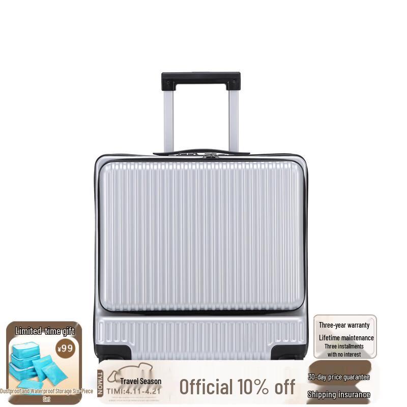 Tymon Front-Open Business Carry-On Luggage with USB Charging 20 inch