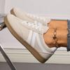 Shoes Female  Hot Sale Lace Up Women's Vulcanize Shoes Spring Autumn Round Toe Mixed Colors Flat Casual Comfortable Sneakers