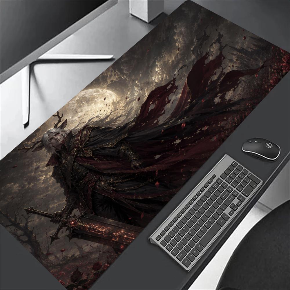 Anime Girl XL Gaming Mouse Pad Stitched Edge Non-Slip Rubber Base Large Desk Mat For PC Laptop Gamer Mouse Pads Playmat Rug