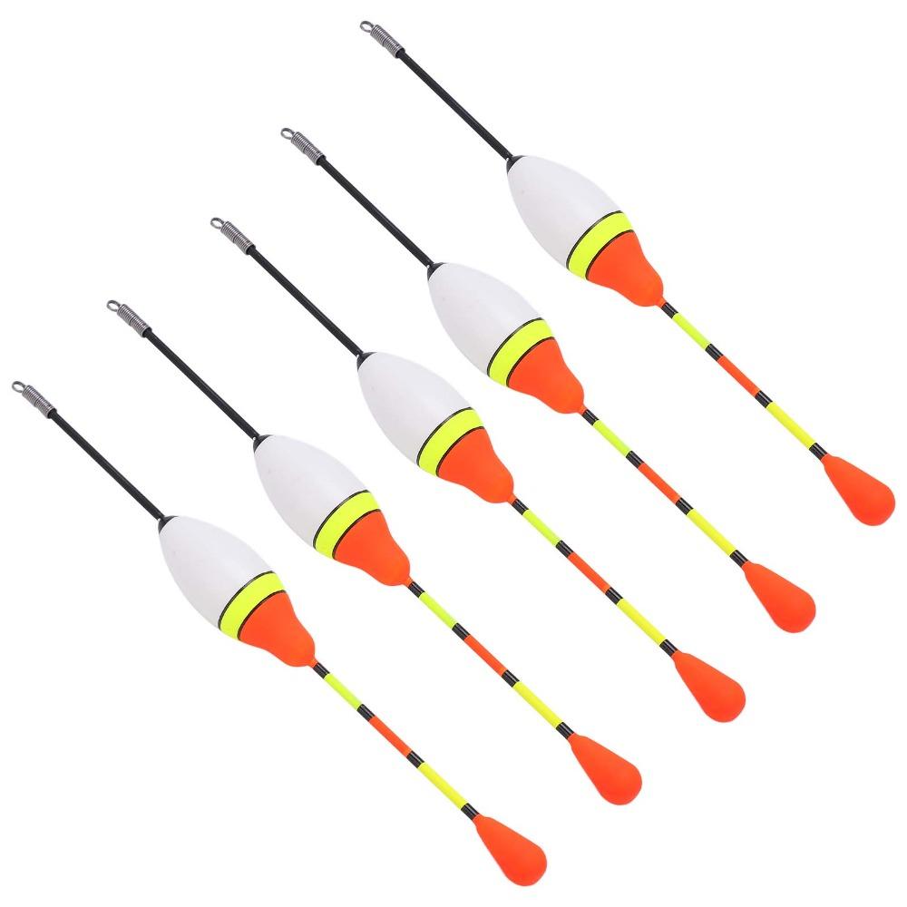 20PCS Oval Shape Fishing Bobbers 14.3cm Fishing Slip Bobbers Fishing Floats  Freshwater Fishing