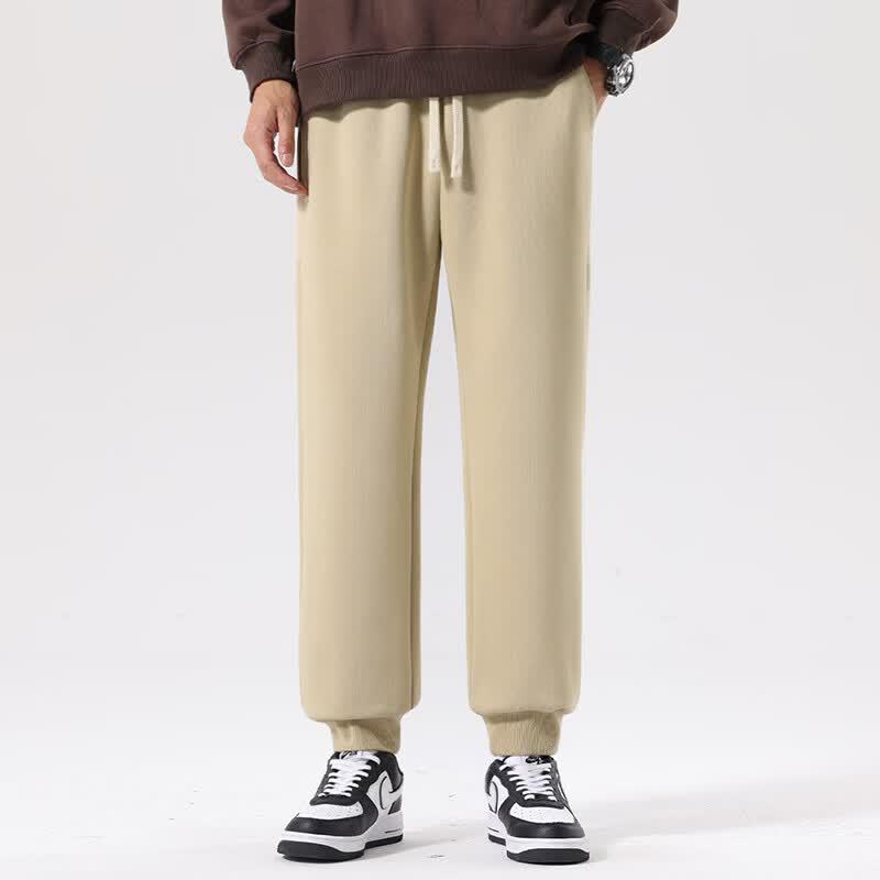 MINISO Men's Cotton Blend Jogger Pants