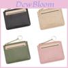 Unisex Card Holder Wallet With Detachable Card Slots Pu Material For Daily Use