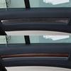 4Pcs For 2015-Up Chrysler 300 Carbon Fiber Interior Rear Door Panel Cover Trim