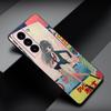 Aya Takano Phone Case For Samsung Galaxy S22 Pro S21 S20 FE Ultra S10 Lite S10 S10E S9 S8 Plus Soft TPU Black Cover