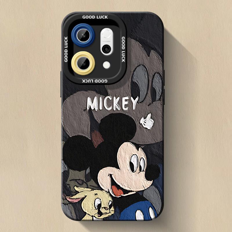 

Чехол для мобильного телефона Mickey Minnie applies opporeno14 reno13 женский reno12pro + защитный чехол все включено. OPPORENO14PRO