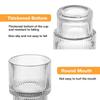 Vintage Ribbed Glassware Set Household Transparent Iced Coffee Glasses Cocktail Juice Cups Whiskey Tumbler Durable Bar Drinkware