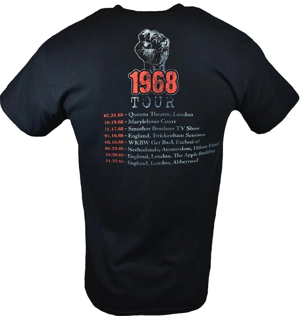 Pánské tričko _THE BEATLES_ John Lennon Tour-Hudební trička Rock & Roll- Kapela NOVÉ High-end Luxusní Je pro muže i ženy Top Y2k