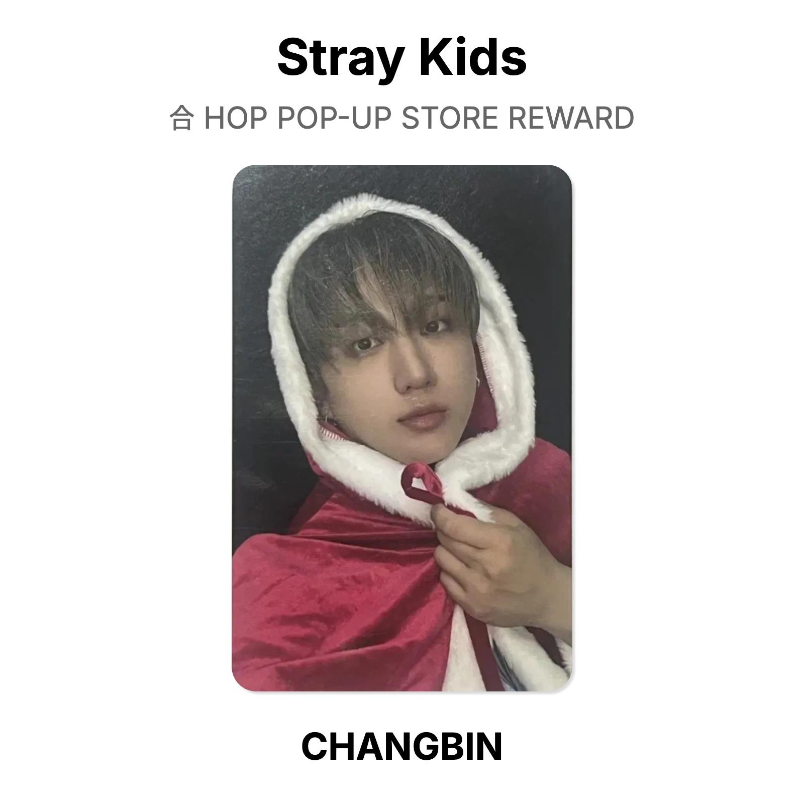 Stray Kids HOP POP-UP STORE REWARD Official Photocard CHANGBIN