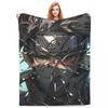 Japanese Anime Graphic Blankets N-Narutos Flannel Novelty Soft Throw Blankets for Home All Season