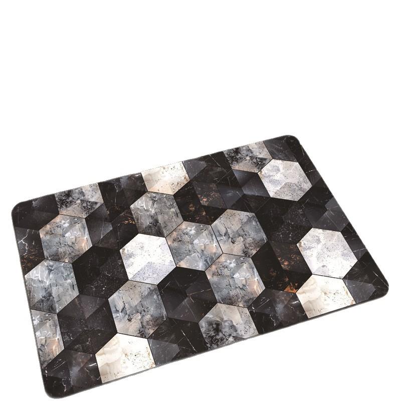 Diatom Mud Floor Mat Bathroom Water-absorbing Quick-drying Floor Mat Entrance Wear-resistant and Easy-to-take-care Door Mat
