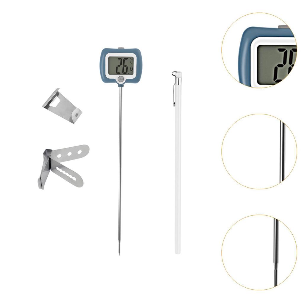 Digital Meat Insert Thermometer Food Thermometer for Candy Beef Liquids