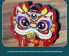 Magnetic Lion Dance Doorbell Decoration for Fortune and Celebration