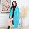 Kaiser Women's Suit Collar Long Wool Coat