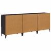 Sideboards 3 pcs Black Oak Effect 60 x 35 x 70 cm