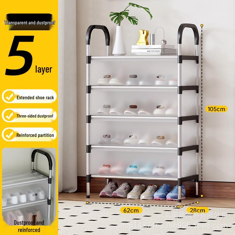 Slim Multi-Tier Shoe Rack for Entryway or Dorm