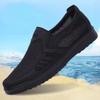 2024 Spring Men Mesh Shoes Tenis Breathable Soft Bottom Casual Shoes Lightweight Non-Slip Black Work Shoes Sneakers for Man