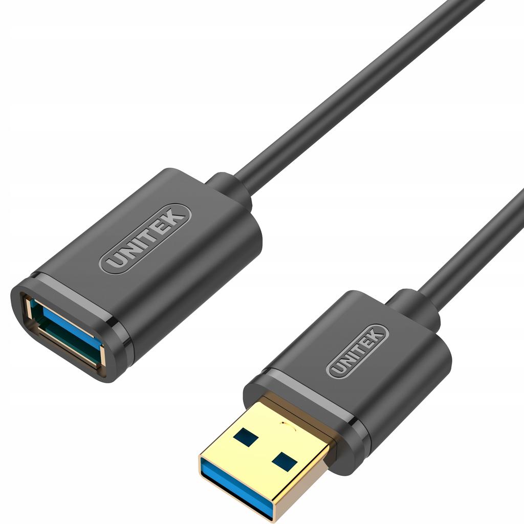 Kabel Unitek Y-C457GBK Przedłużacz USB 3.0 AM-AF 1,0m