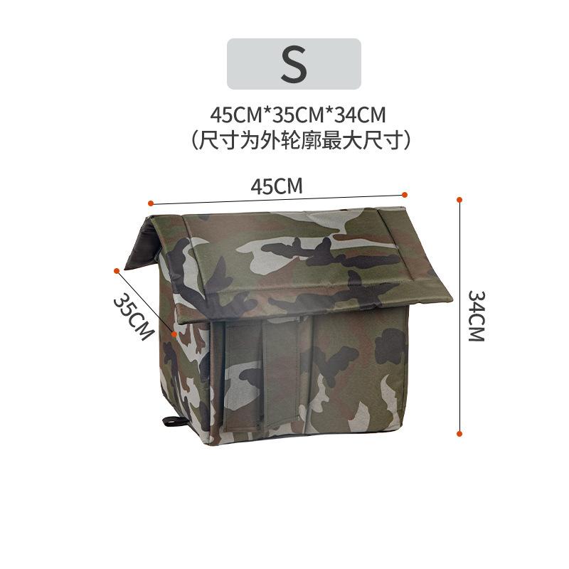 

Собачий просторный серый домик со сворачивающейся дверью для собак большой StyleG