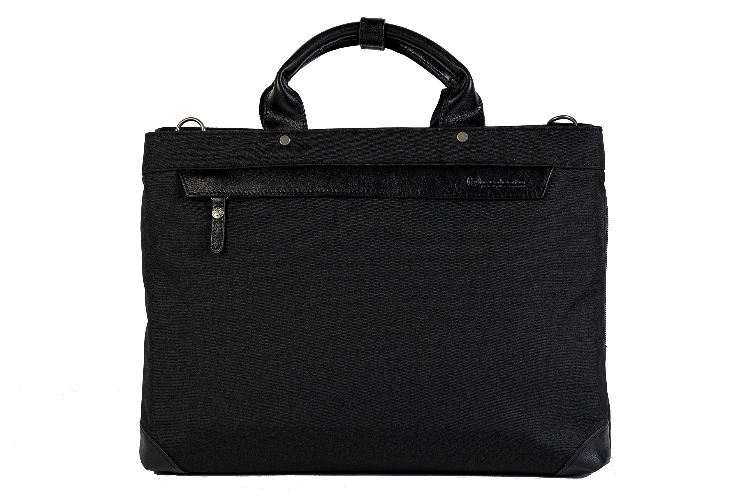 

Moustache on time Business and A4 Black Bag, Men s Women s, Polyester, Water-Repellent, Size, JMH-2570,