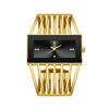 Yalalusi Women's Diamond Bracelet Wristwatch with Cage-style Strap