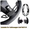 Ize Newly Upgraded Steering Wheel Carbon Fiber Magnetic Paddle Shifter For Volkswagen Golf 8 GTI/R Car Accessories
