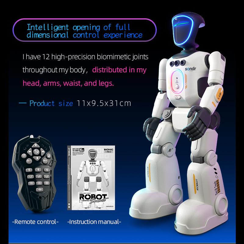 Smart Voice-Controlled Dancing Robot with Gesture Remote for Kids