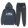 Men Women Hoodie Sweatshirt Set Winter Sport Jogging Tracksuit Fashion Print Casual