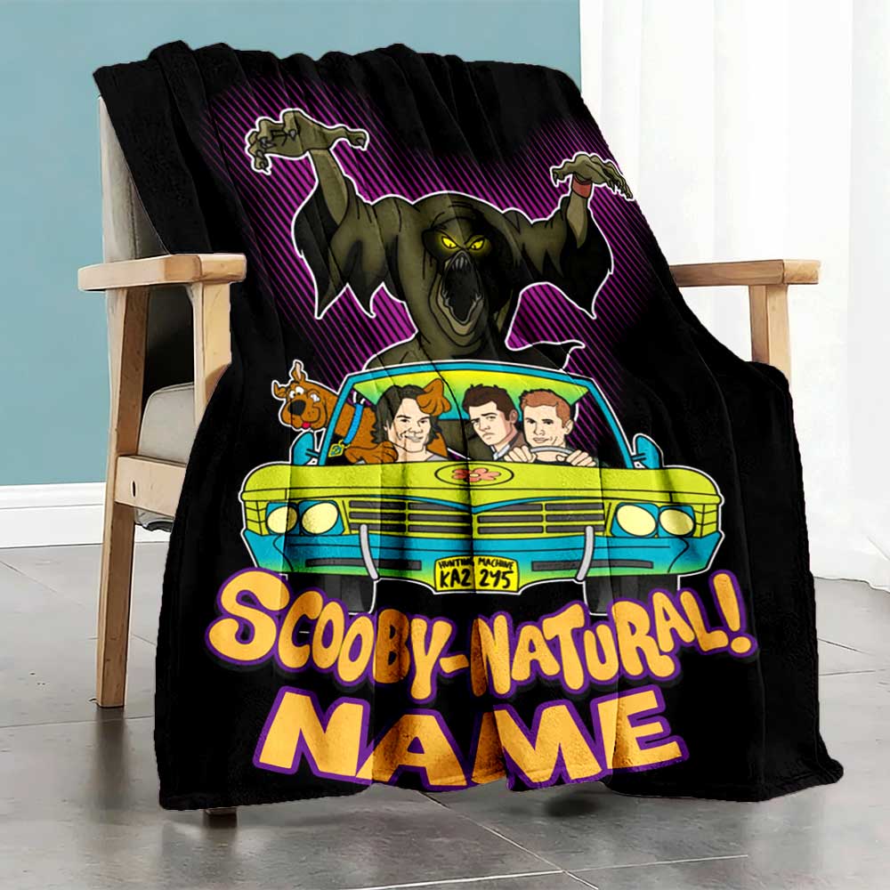 Warner Bros. Movies (16) Personalized Text Blanket Throw Customizable Blanket Comfortable Perfect for Sofa Livingroom Living Room Bedding