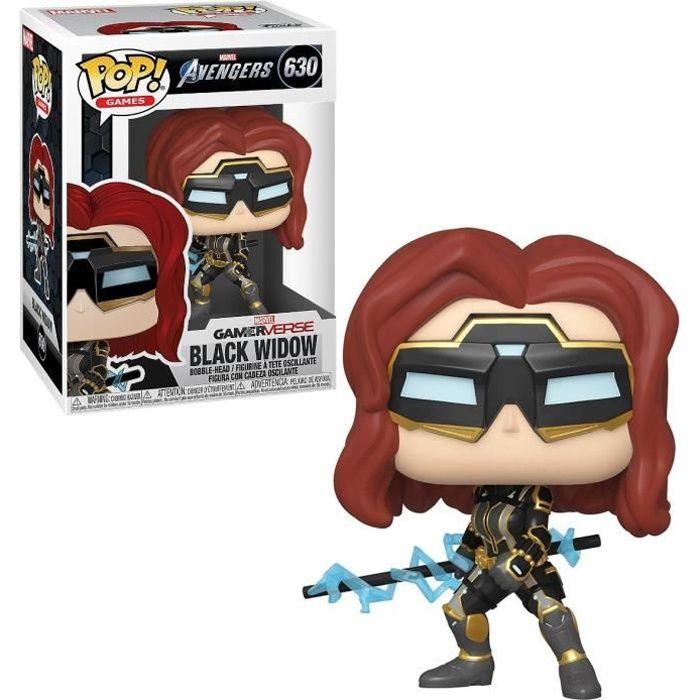Figurine Funko Pop! Marvel: Avengers Game - Black Widow (Stark Tech Suit) W/ Glow Chase