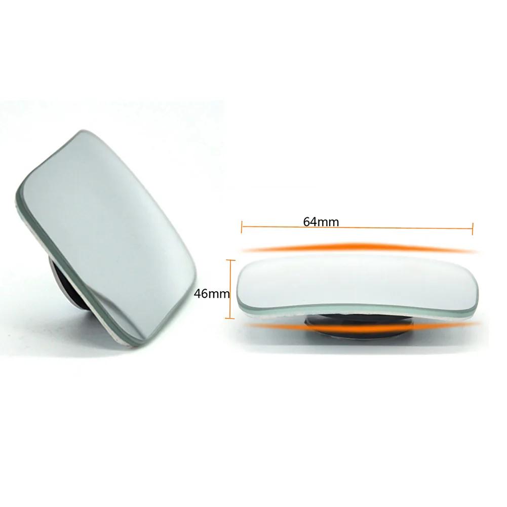 2 Stück Auto Spiegel HD Totwinkelspiegel Verstellbarer Auto Rückspiegel Konvexspiegel 360 Grad Weitwinkel Fahrzeug Einparken Rahmenloser Spiegel