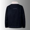 Jaqueta acolchoada masculina Denim Corduroy Polar Fleece Jaqueta térmica acolchoada