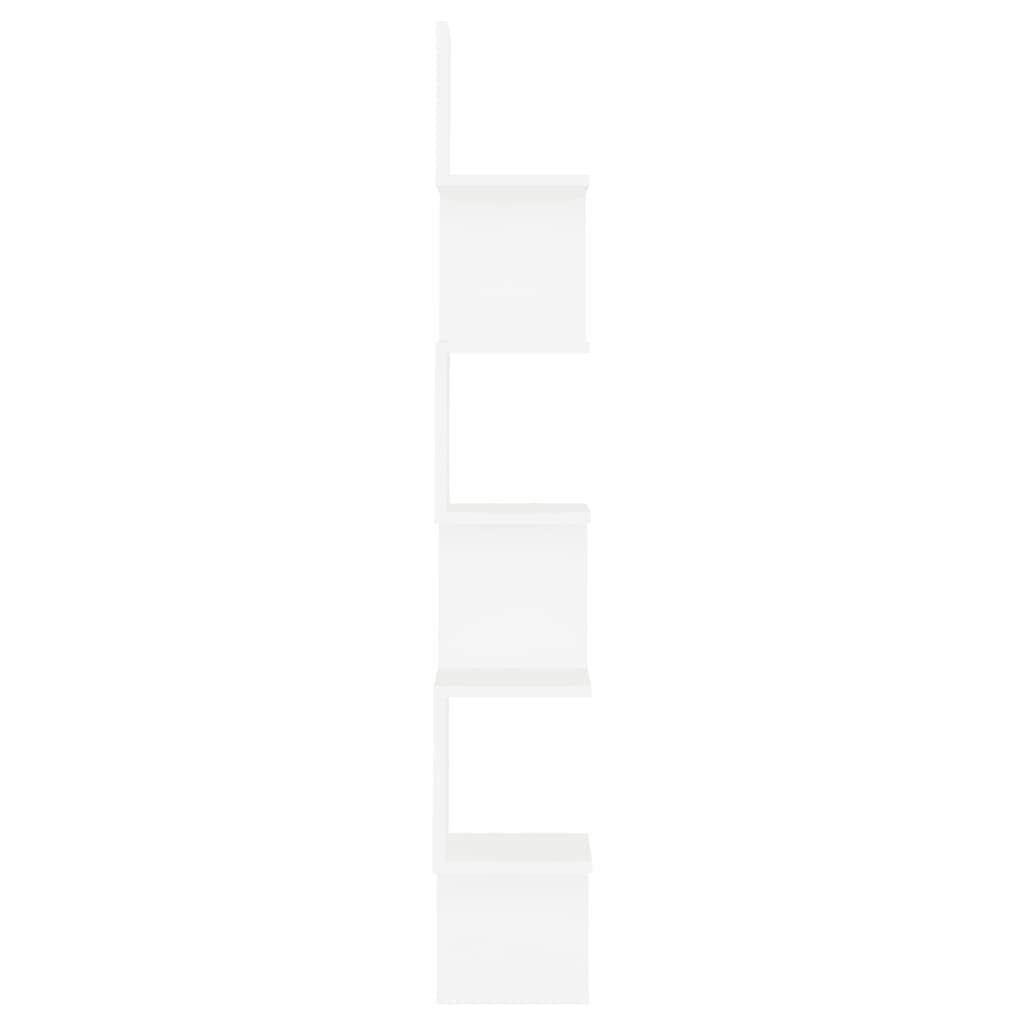 Vidaxl Corner Wall Shelf, White, 20X20X127.5 Cm