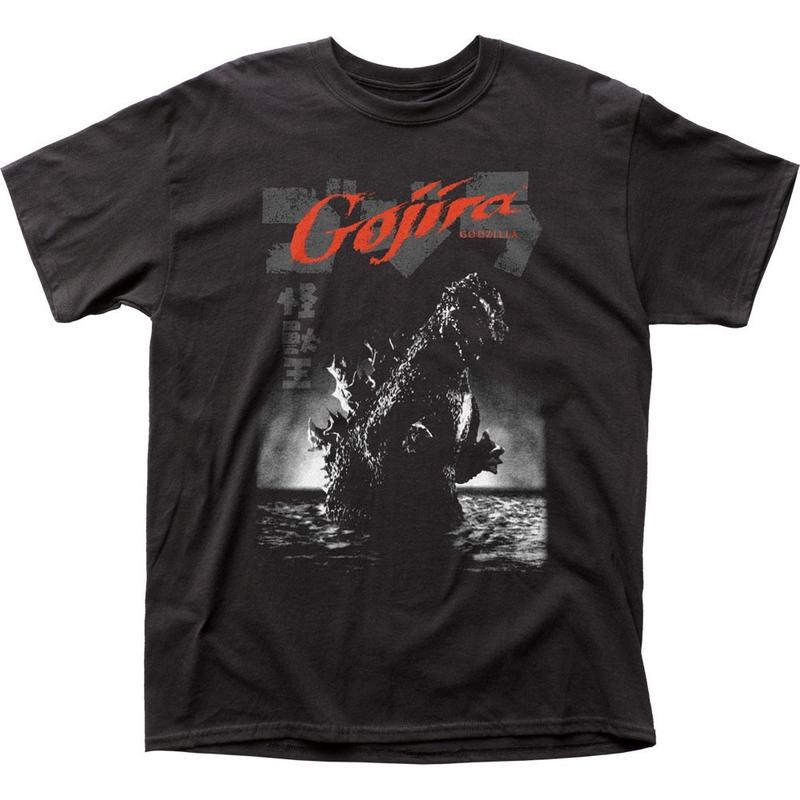 Godzilla Gojira Unisex T-Shirt Classic Monster Movie Tee New Black