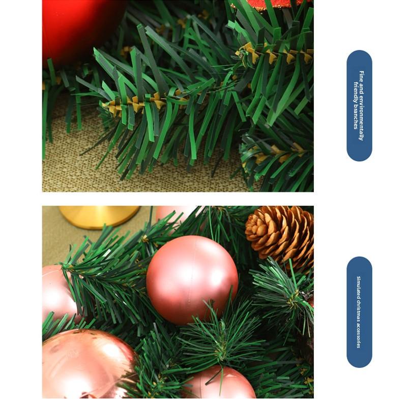 Christmas Vine PVC Garland Window Display Decor for Store Shop Festive Mall Scene Setting Arrangement Props