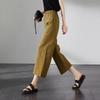 Cotton and Linen Breathable Casual Pants for Women In Summer 2025, Thin, Loose, Slimming and Wide Leg Pants