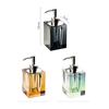 Luxury Crystal Glass Soap Dispenser Bottle Bathroom Shampoo Refill Bottle Hotel Toothpick Holder Soap Dish Pump Lotion Bottle