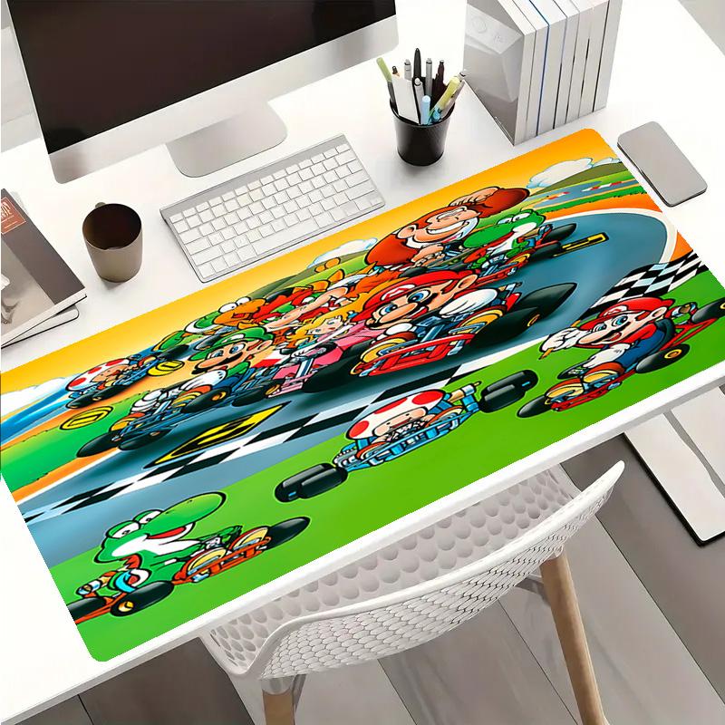 Super Mario1 Theme Premium Non-slip Mouse Pad with Stitched Edges,Durable Rubber Material,for Desktop & Gaming Great Gifts