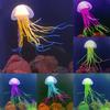 Jellyfish Aquarium Decorations Bright Color Silicone Decor Artificial Jelly-Fish